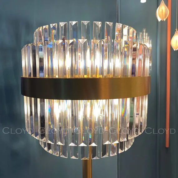 Cloyd 40020 Торшер BROTIGAN - C F4 высота - 165 см, латунь, изображение 2