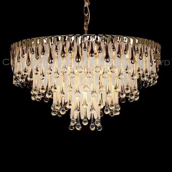 Cloyd 11284 Люстра CAPULETTI C13 диаметр - 63 см, золото, изображение 6