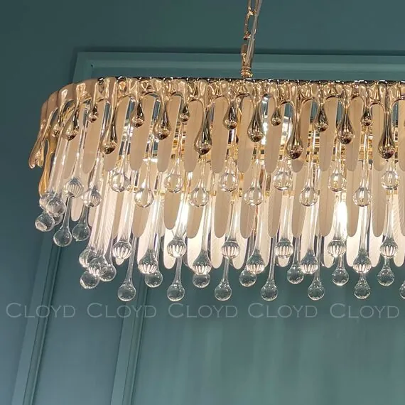 Cloyd 11256 Люстра CAPULETTI C14 ширина - 103 см, золото, изображение 3