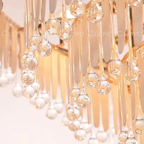 Cloyd 11286 Люстра CAPULETTI C22 диаметр - 95 см, золото, изображение 6