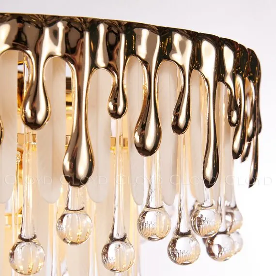 Cloyd 11284 Люстра CAPULETTI C13 диаметр - 63 см, золото, изображение 4