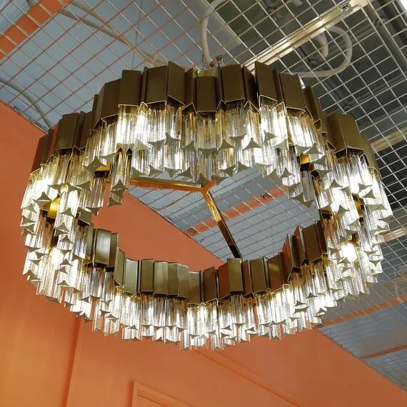 Cloyd 10256 Люстра CANTATA C9 диаметр - 60 см, латунь, изображение 3