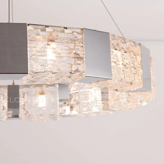 Cloyd 10412 Люстра CORUND - A C14 диаметр - 80 см, хром, изображение 3