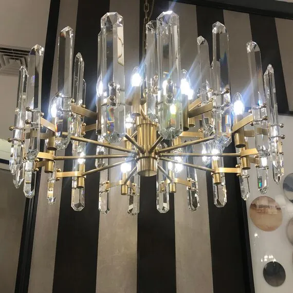 Cloyd 10276 Люстра ESTRADA C15 диаметр - 85 см, латунь, изображение 2