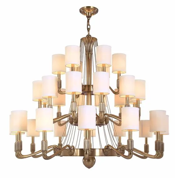 Cloyd 10122 Люстра DELAWARE C30 диаметр - 120 см, латунь