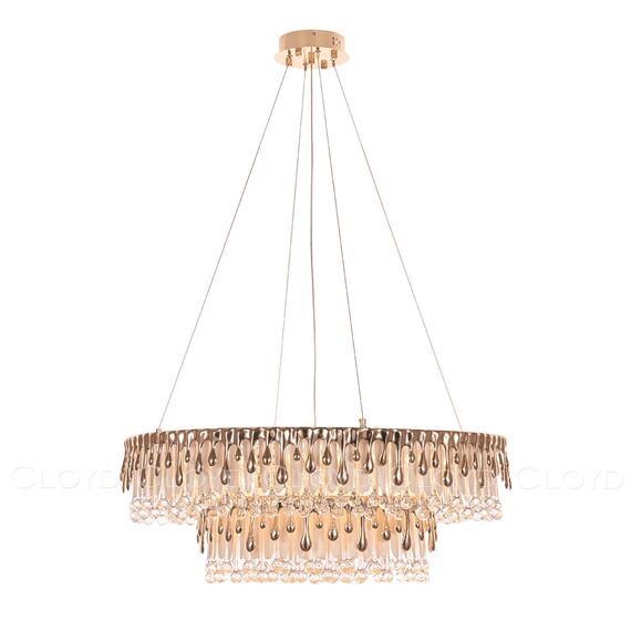 Cloyd 11268 Люстра CAPULETTI C18 диаметр - 79 см, золото, изображение 2