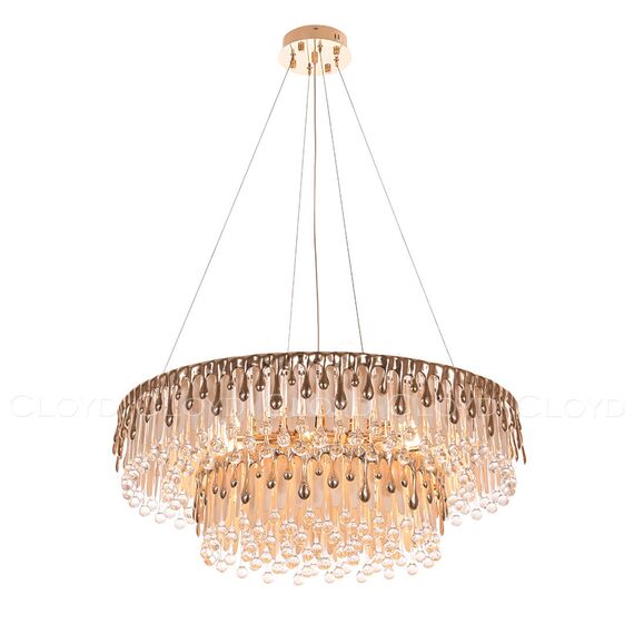 Cloyd 11268 Люстра CAPULETTI C18 диаметр - 79 см, золото, изображение 3