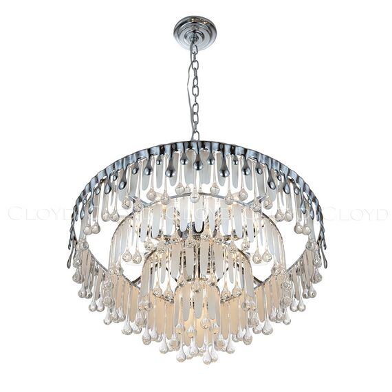 Cloyd 11300 Люстра CAPULETTI C13 диаметр - 63 см, хром, изображение 2