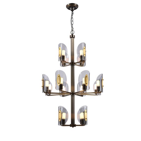 Cloyd 10056 Люстра ELAND C16 диаметр - 72 см, цвет кофе