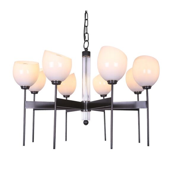 Cloyd 10080 Люстра CASSADY - A C8 диаметр - 84 см, черный