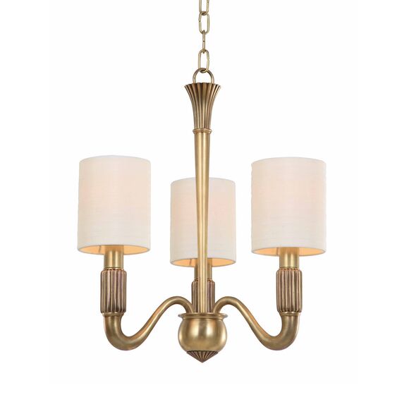 Cloyd 10117 Люстра DELAWARE C3 диаметр - 37 см, латунь