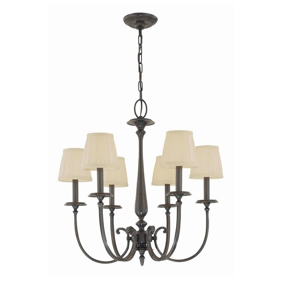 Cloyd 10145 Люстра EVANSVILLE C6 диаметр - 64 см, черный