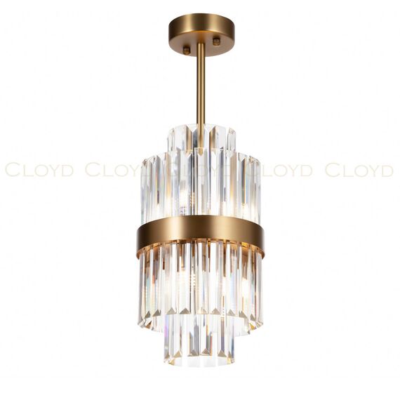 Cloyd 10577 Подвесной светильник BROTIGAN - A P4 диаметр - 20 см, латунь