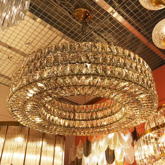 Cloyd 10643 Люстра CORIOLIS C10 диаметр - 80 см, золото, изображение 2