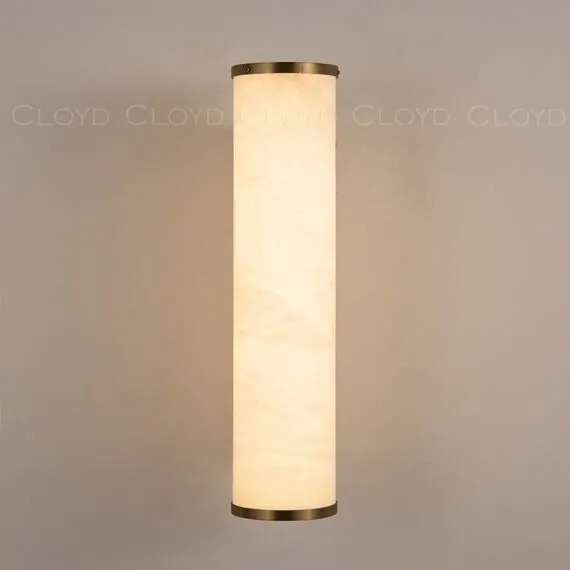 Cloyd 20184 Бра LERMONT - A W1 высота - 30 см, алебастр латунь, изображение 2