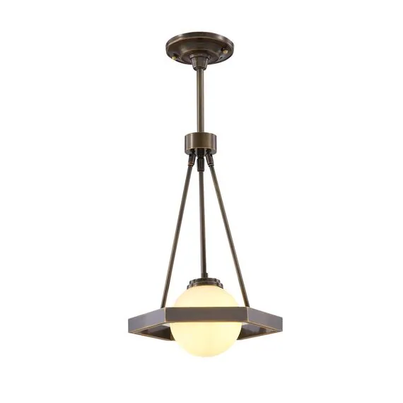 Cloyd 10137 Подвесной светильник KARASS P1 диаметр - 32 см, никель исторический