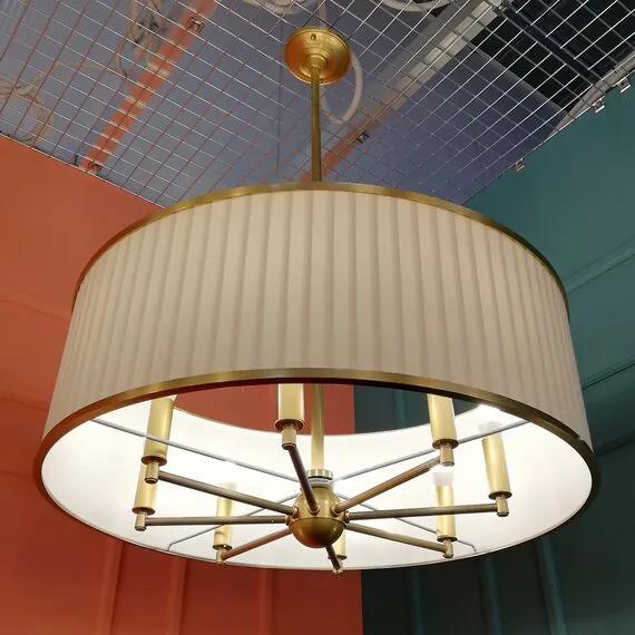 Cloyd 10173 Люстра KLINE C8 диаметр - 77 см, латунь, изображение 2