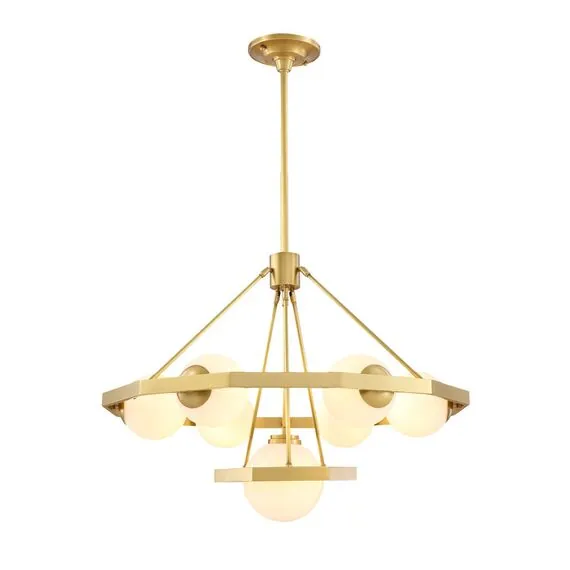 Cloyd 10140 Люстра KARASS C7 диаметр - 81 см, латунь