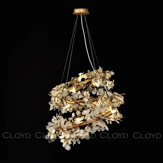 Cloyd 11110 Люстра HAOMA C16 ширина - 120 см, латунь, изображение 4