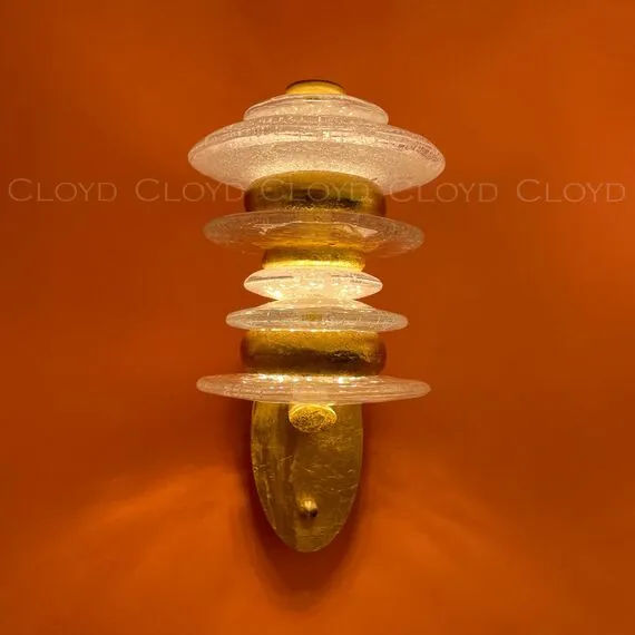 Cloyd 20124 Бра GEFEST W3 высота - 30 см, золото сусальное, изображение 2