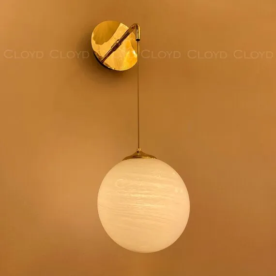 Cloyd 20345 Бра LONATI W1 золото, изображение 2