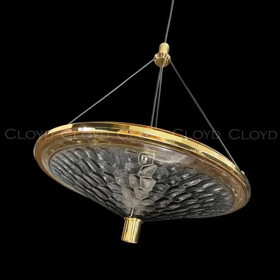 Cloyd 11250 Подвесной светильник FANTOM P1 диаметр - 32 см, прозрачный золото, изображение 2