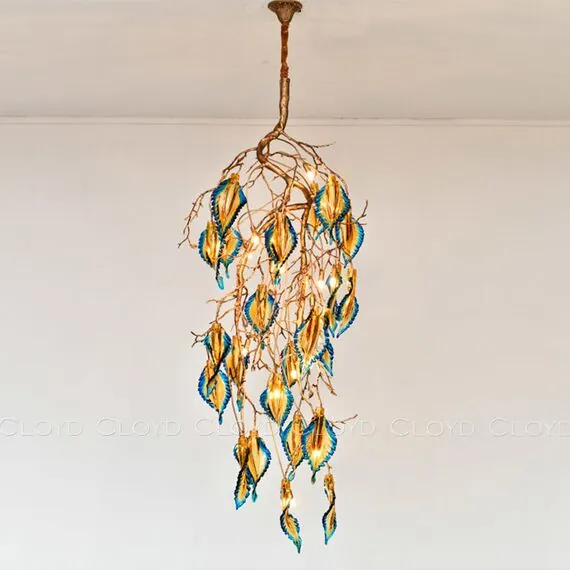 Cloyd 11096 Люстра MAORI C12 высота - 180 см, латунь