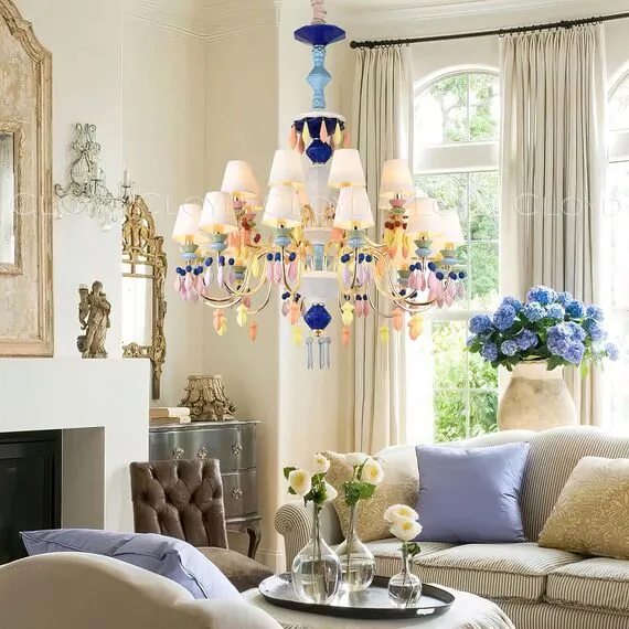 Cloyd 11214 Люстра LOTTIE - A C20 диаметр - 92 см, цветная керамика, изображение 2