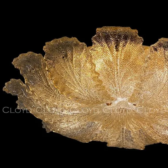 Cloyd 11308 Потолочный светильник HERBARY - A FM15 диаметр - 80 см, блестки в стекле, изображение 2