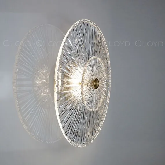 Cloyd 20398 Бра HELION - A W1 диаметр - 35 см, латунь, изображение 2