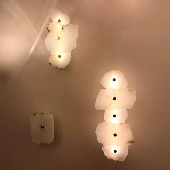 Cloyd 20270 Бра KNOSS W1 высота - 51 см, алебастр латунь, изображение 4