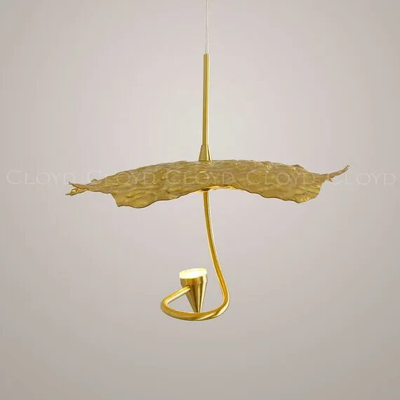 Cloyd 11375 Подвесной светильник KIRIBATI P1 диаметр - 25 см, латунь