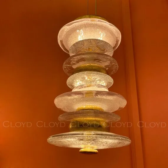 Cloyd 10389 Подвесной светильник GEFEST P3 высота - 29 см, золото сусальное, изображение 4