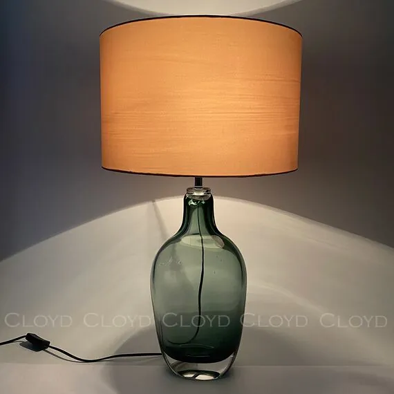 Cloyd 30102 Настольная лампа FOAM T1 высота - 65 см, хром зеленый стекло, изображение 5