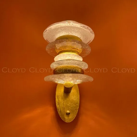 Cloyd 20124 Бра GEFEST W3 высота - 30 см, золото сусальное, изображение 3