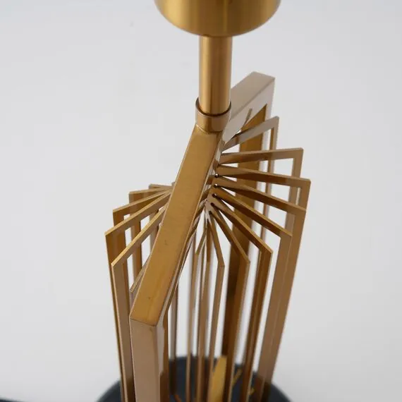 Cloyd 30072 Настольная лампа GEOMETRA T1 высота - 67 см, латунь, изображение 2