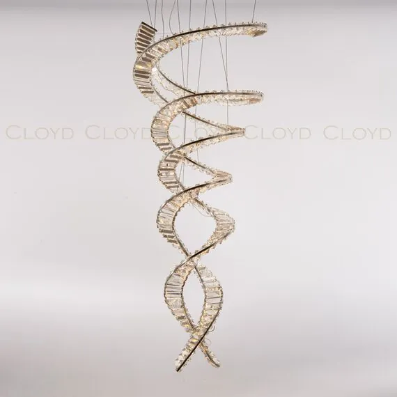 Cloyd 10403 Люстра GONDWANA C2 высота - 135 см, хром, изображение 2