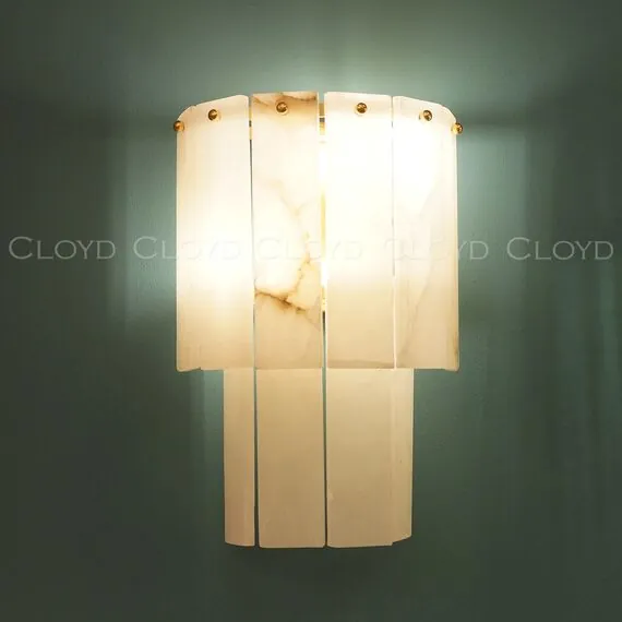 Cloyd 20405 Бра HERCULANUM W2 высота - 28 см, латунь, изображение 2