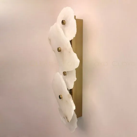 Cloyd 20270 Бра KNOSS W1 высота - 51 см, алебастр латунь, изображение 2