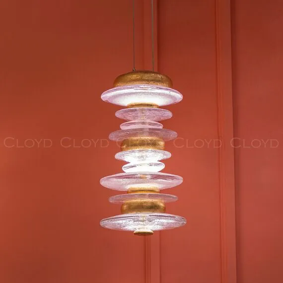 Cloyd 10389 Подвесной светильник GEFEST P3 высота - 29 см, золото сусальное, изображение 8