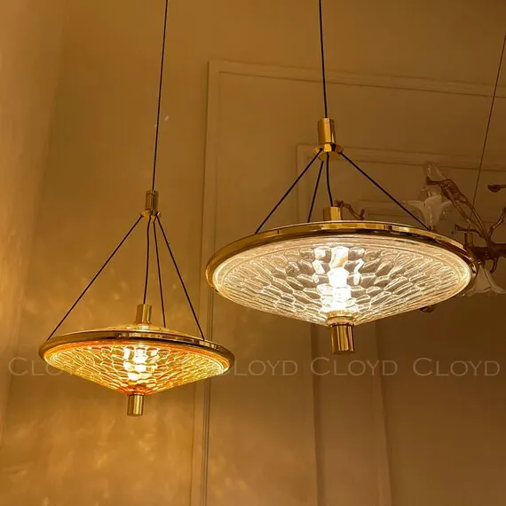 Cloyd 11250 Подвесной светильник FANTOM P1 диаметр - 32 см, прозрачный золото, изображение 3