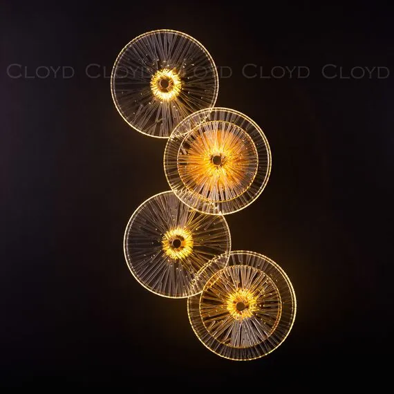 Cloyd 20160 Бра HELION - A W4 высота - 62 см, латунь