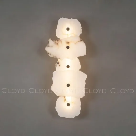 Cloyd 20270 Бра KNOSS W1 высота - 51 см, алебастр латунь