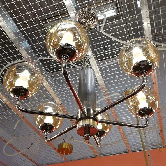 Cloyd 10131 Люстра HARMIN C6 диаметр - 70 см, никель, изображение 3