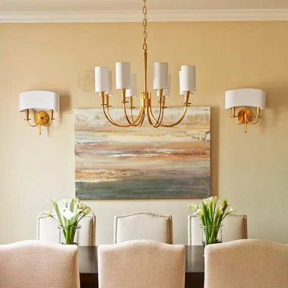 Cloyd 10042 Люстра LONSDALE C8 диаметр - 67 см, латунь, изображение 3