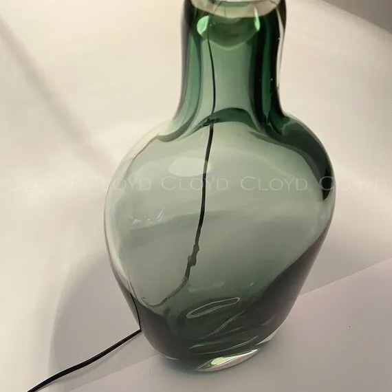 Cloyd 30102 Настольная лампа FOAM T1 высота - 65 см, хром зеленый стекло, изображение 6