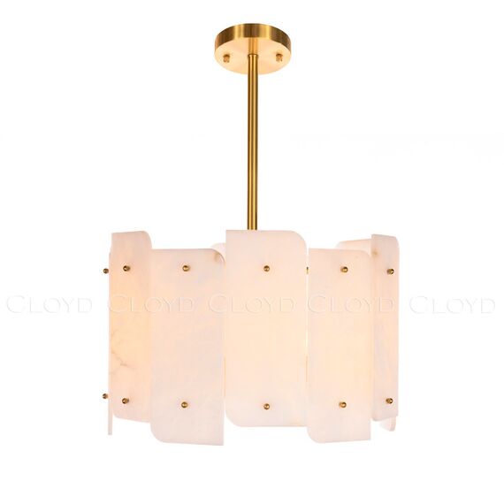 Cloyd 11200 Люстра HERCULANUM - C C5 диаметр - 50 см, алебастр латунь, изображение 2