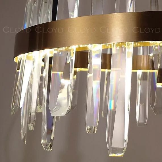 Cloyd 10743 Люстра SANCTUM C1 диаметр - 60 см, латунь, изображение 4