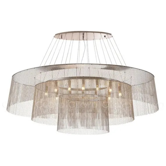 Cloyd 11463 Люстра ONASSIS C12 ширина - 120 см, никель сатин, изображение 3