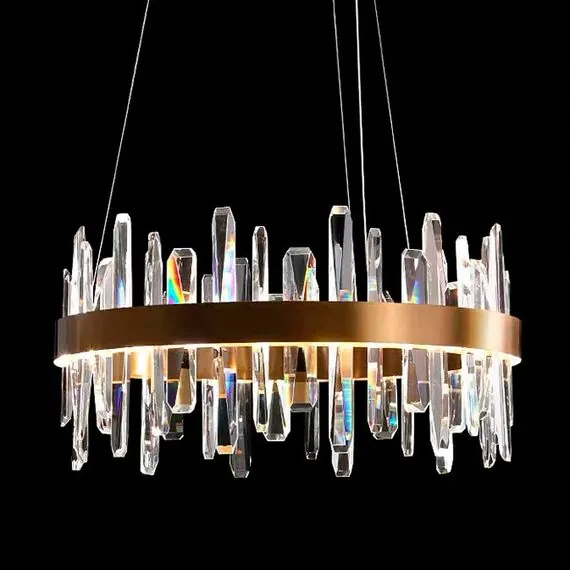 Cloyd 10743 Люстра SANCTUM C1 диаметр - 60 см, латунь, изображение 3